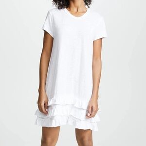 NWT Wilt Tee Dress with Lace Ruffle Trim Size S